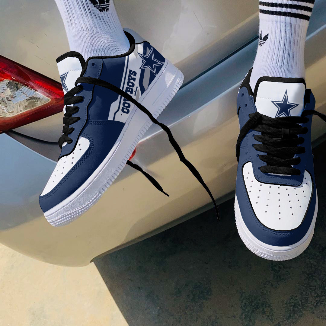 JWFancy Dallas Cowboys NFL Air Low-Top Sneakers Shoes For Men And Women