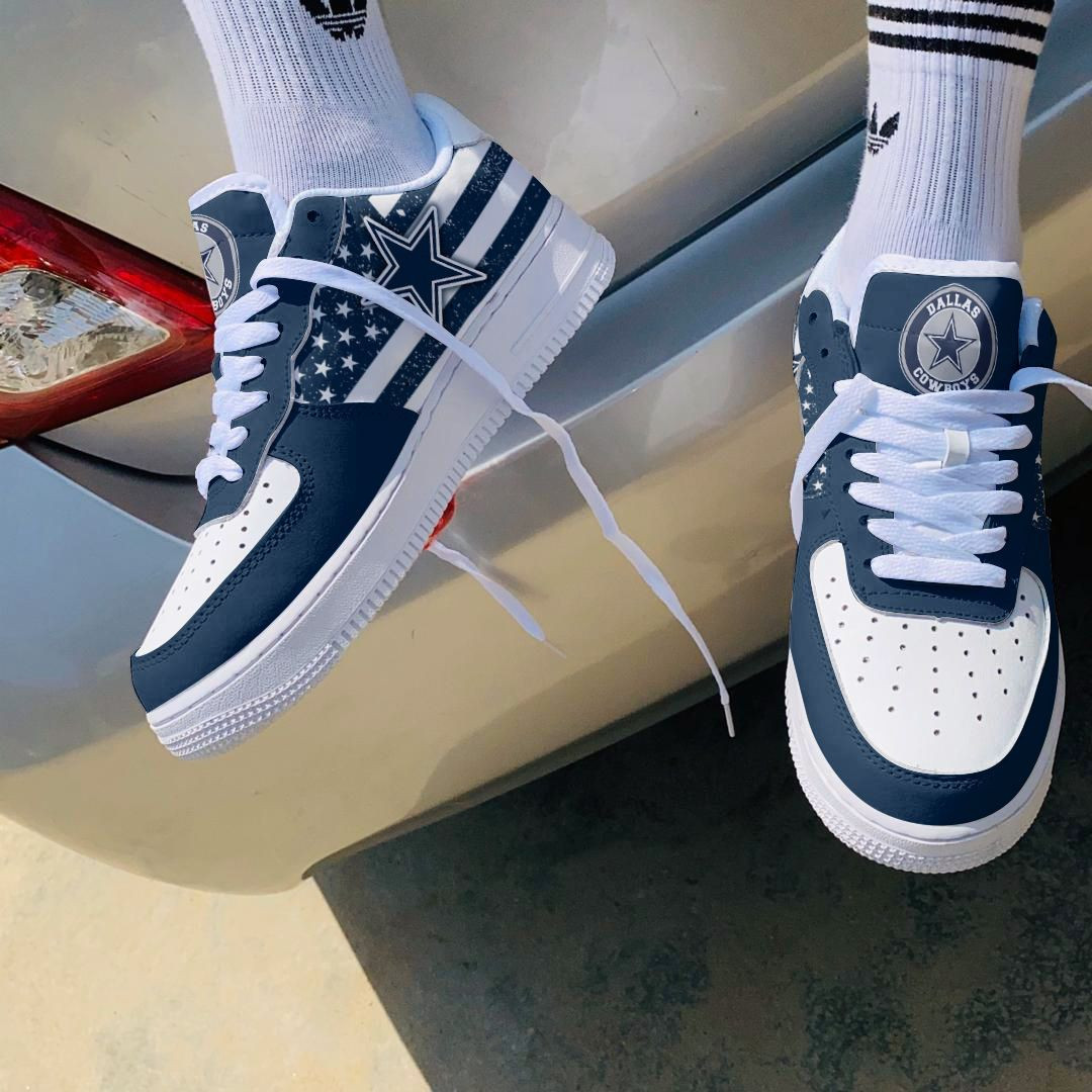 JWFancy Dallas Cowboys NFL Air Low-Top Sneakers Shoes For Men And Women