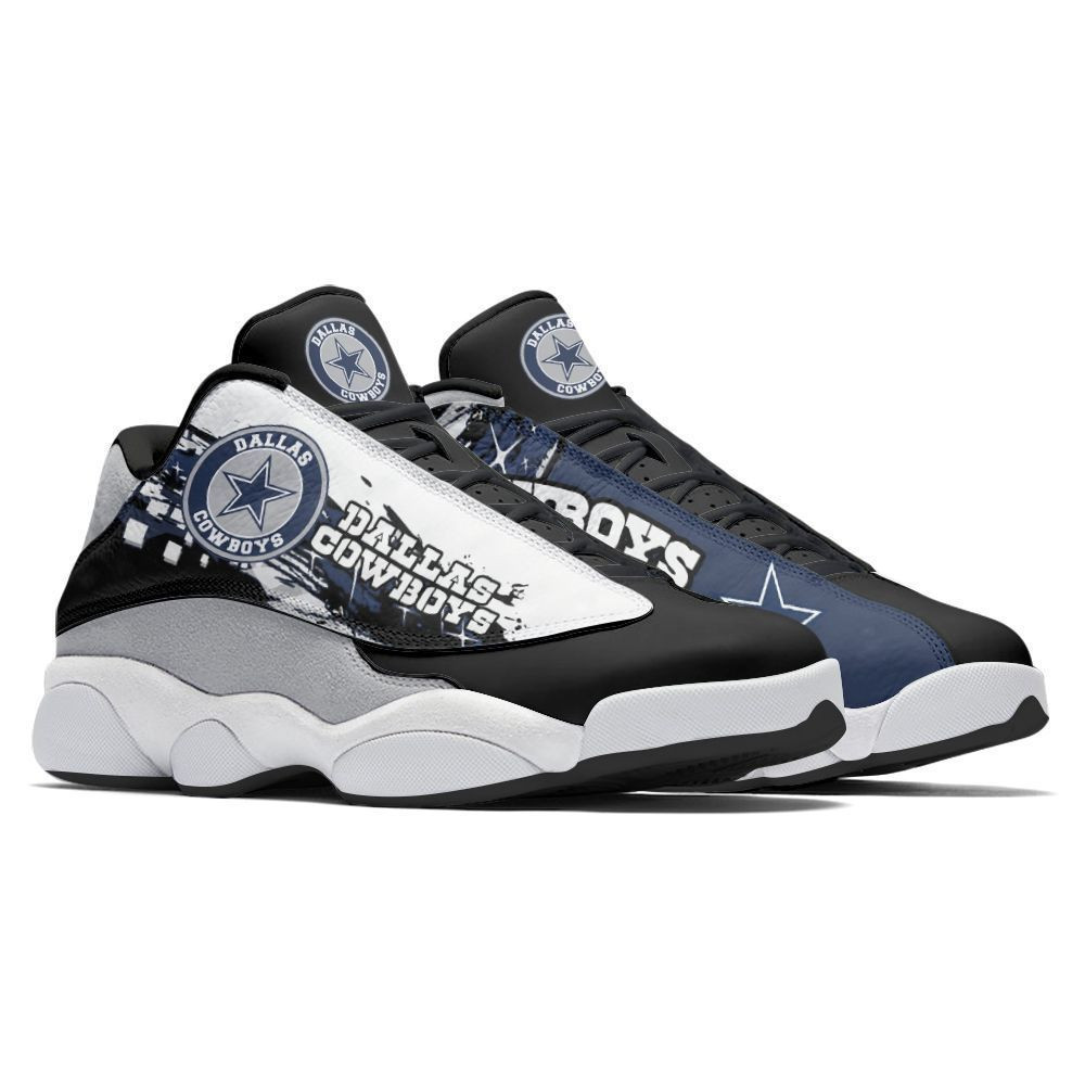JWFancy Dallas Cowboys NFL AJ13 Sneakers Shoes For Men And Women