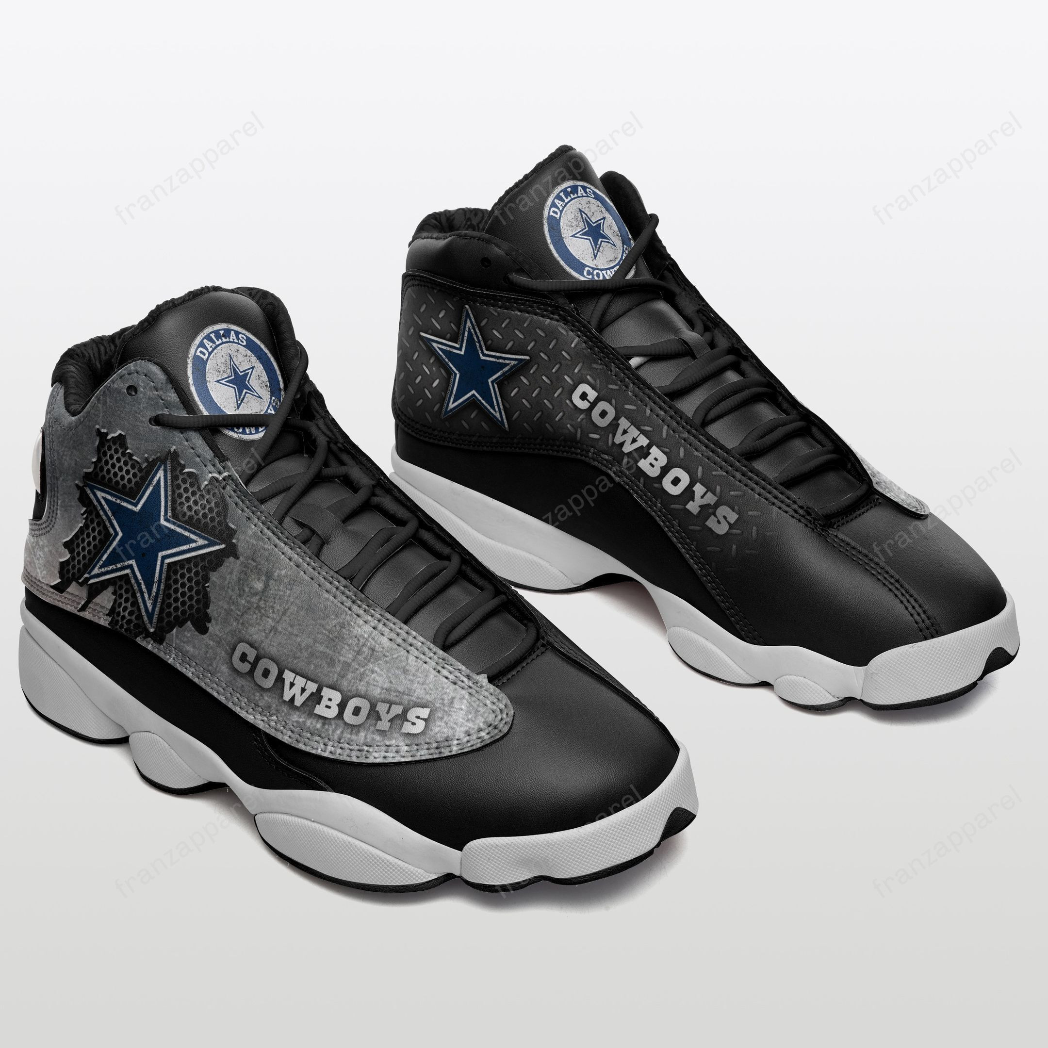 JWFancy Dallas Cowboys NFL AJ13 Sneakers Shoes For Men And Women