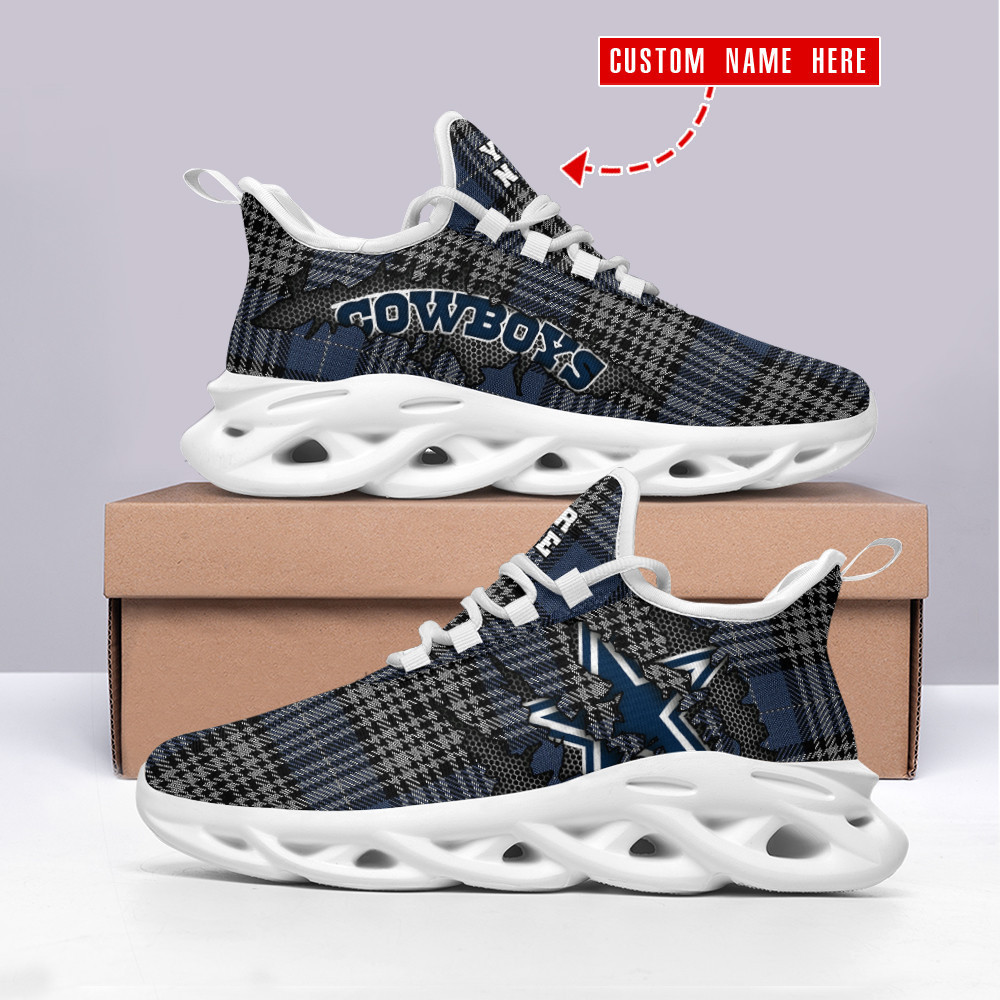 JWFancy Dallas Cowboys NFL Max Soul Shoes Sneakers For Men And Women
