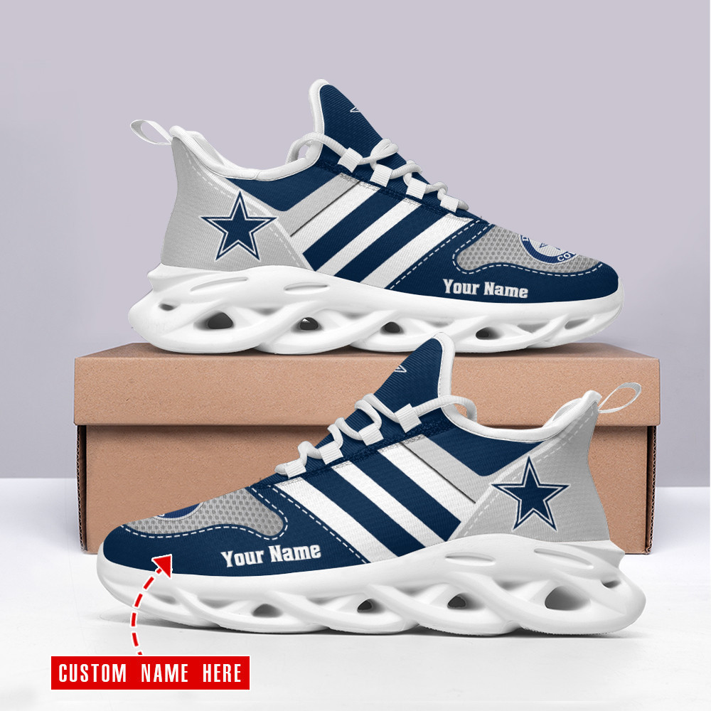 JWFancy Dallas Cowboys NFL Max Soul Shoes Sneakers For Men And Women