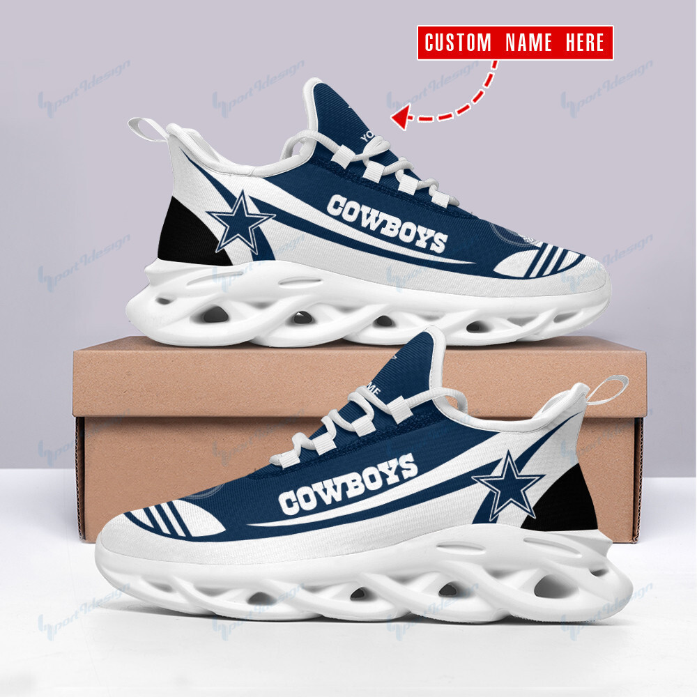 JWFancy Dallas Cowboys NFL Max Soul Shoes Sneakers For Men And Women