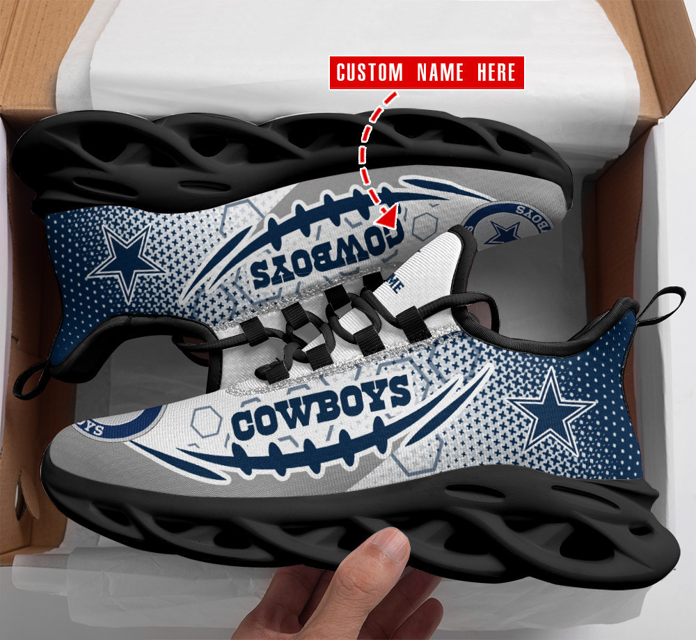JWFancy Dallas Cowboys NFL Max Soul Shoes Sneakers For Men And Women