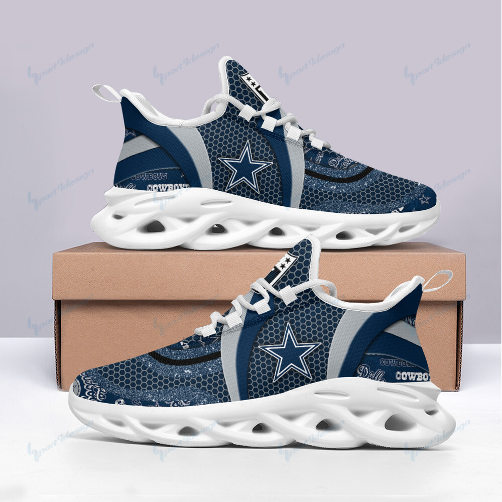 JWFancy Dallas Cowboys NFL Max Soul Shoes Sneakers For Men And Women
