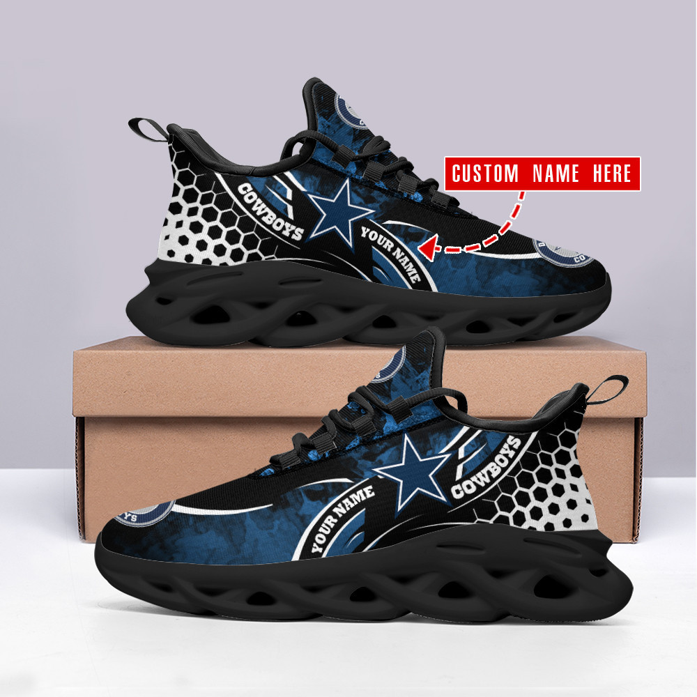 JWFancy Dallas Cowboys NFL Max Soul Shoes Sneakers For Men And Women