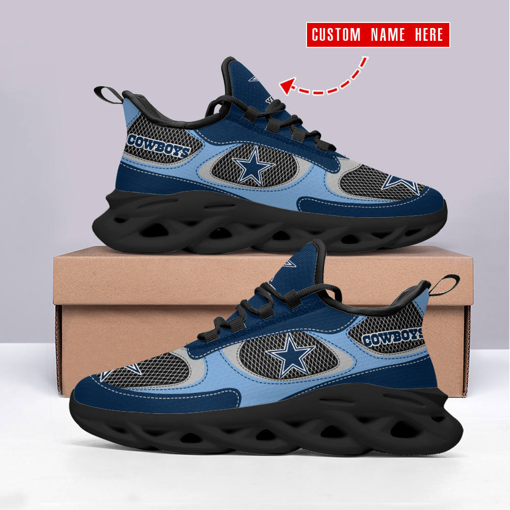 JWFancy Dallas Cowboys NFL Max Soul Shoes Sneakers For Men And Women