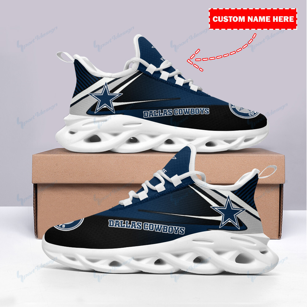 JWFancy Dallas Cowboys NFL Max Soul Shoes Sneakers For Men And Women
