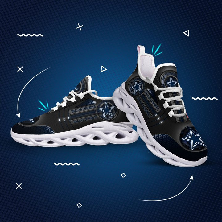 JWFancy Dallas Cowboys NFL Max Soul Shoes Sneakers For Men And Women