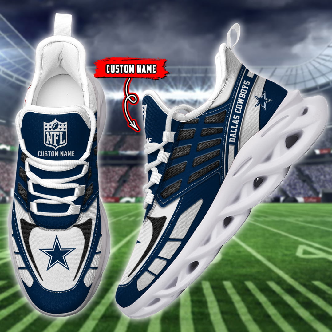 JWFancy Dallas Cowboys NFL Max Soul Shoes Sneakers For Men And Women