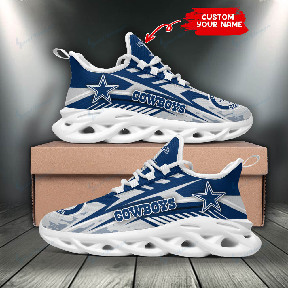 JWFancy Dallas Cowboys NFL Max Soul Shoes Sneakers For Men And Women