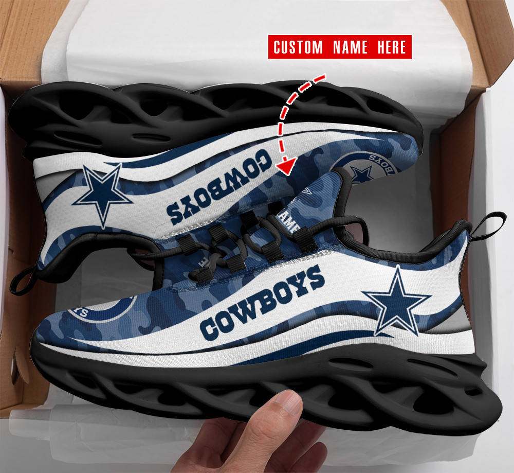 JWFancy Dallas Cowboys NFL Max Soul Shoes Sneakers For Men And Women