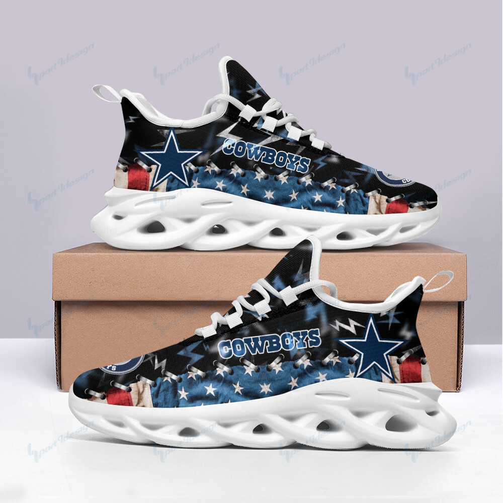 JWFancy Dallas Cowboys NFL Max Soul Shoes Sneakers For Men And Women