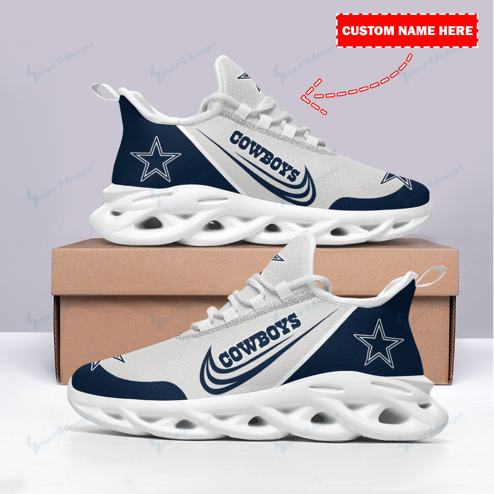 JWFancy Dallas Cowboys NFL Max Soul Shoes Sneakers For Men And Women