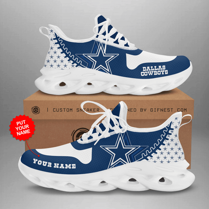 JWFancy Dallas Cowboys NFL Max Soul Shoes Sneakers For Men And Women