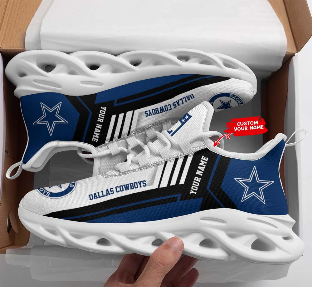 JWFancy Dallas Cowboys NFL Max Soul Shoes Sneakers For Men And Women
