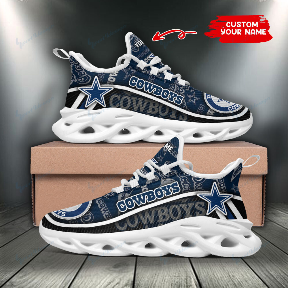 JWFancy Dallas Cowboys NFL Max Soul Shoes Sneakers For Men And Women