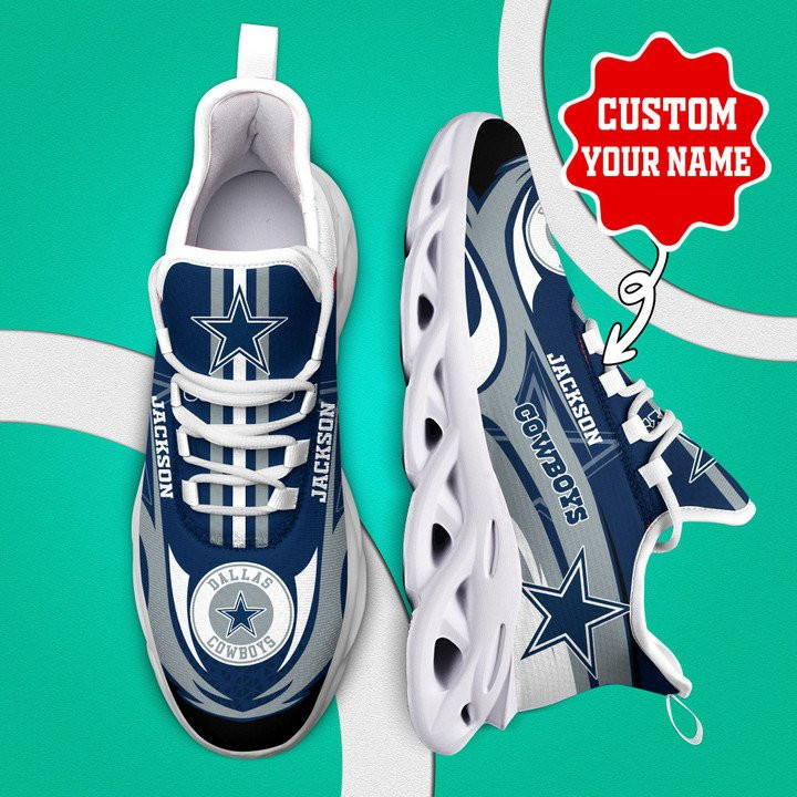 JWFancy Dallas Cowboys NFL Max Soul Shoes Sneakers For Men And Women