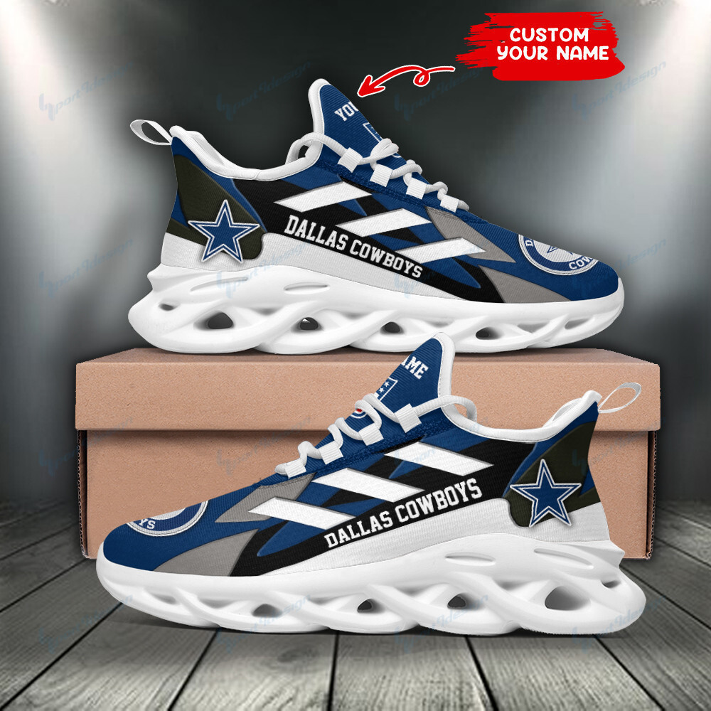 JWFancy Dallas Cowboys NFL Max Soul Shoes Sneakers For Men And Women