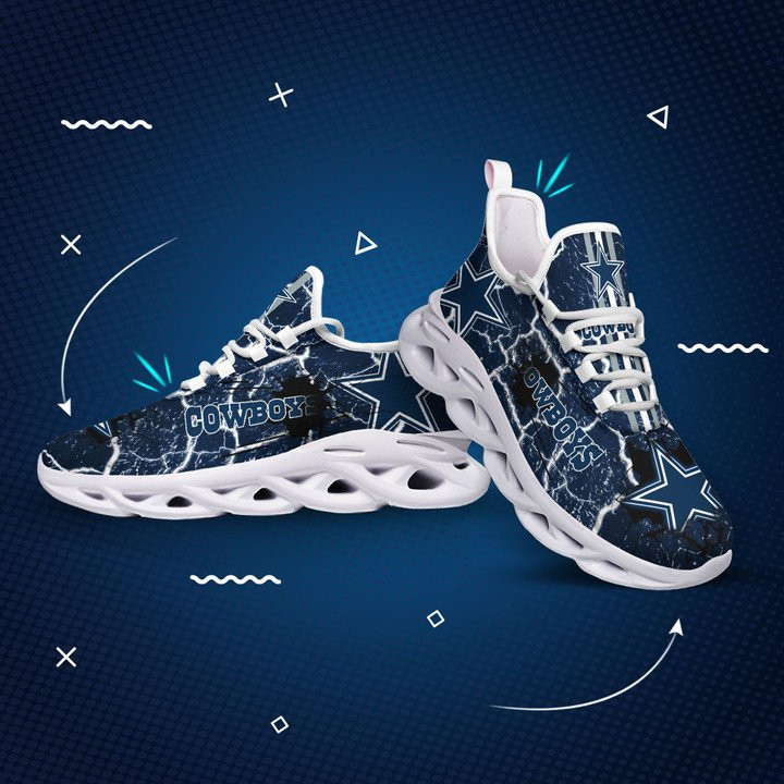 JWFancy Dallas Cowboys NFL Max Soul Shoes Sneakers For Men And Women