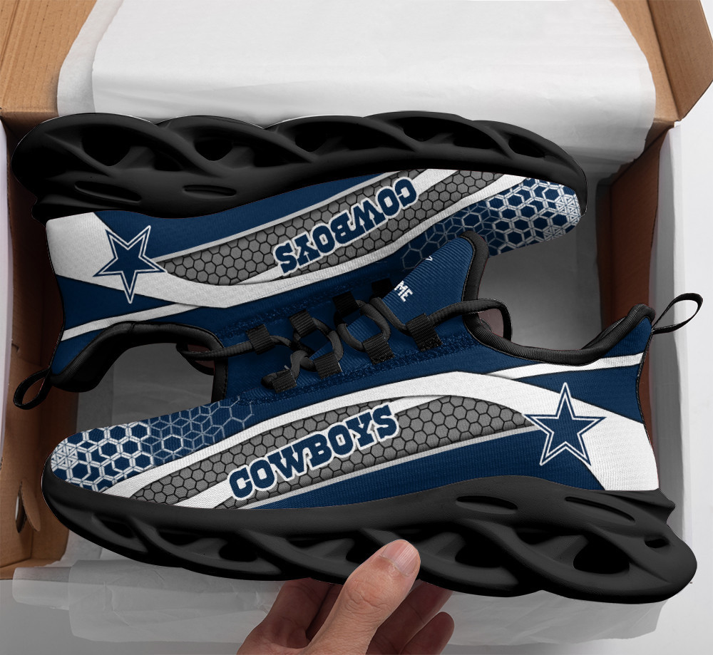 JWFancy Dallas Cowboys NFL Max Soul Shoes Sneakers For Men And Women