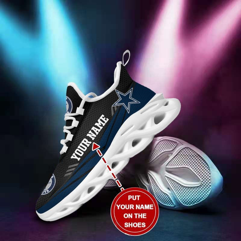 JWFancy Dallas Cowboys NFL Max Soul Shoes Sneakers For Men And Women