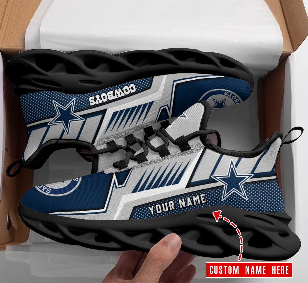JWFancy Dallas Cowboys NFL Max Soul Shoes Sneakers For Men And Women