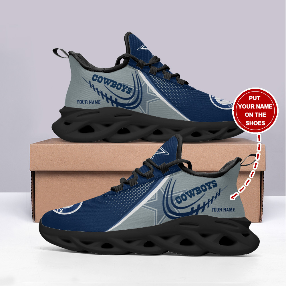 JWFancy Dallas Cowboys NFL Max Soul Shoes Sneakers For Men And Women