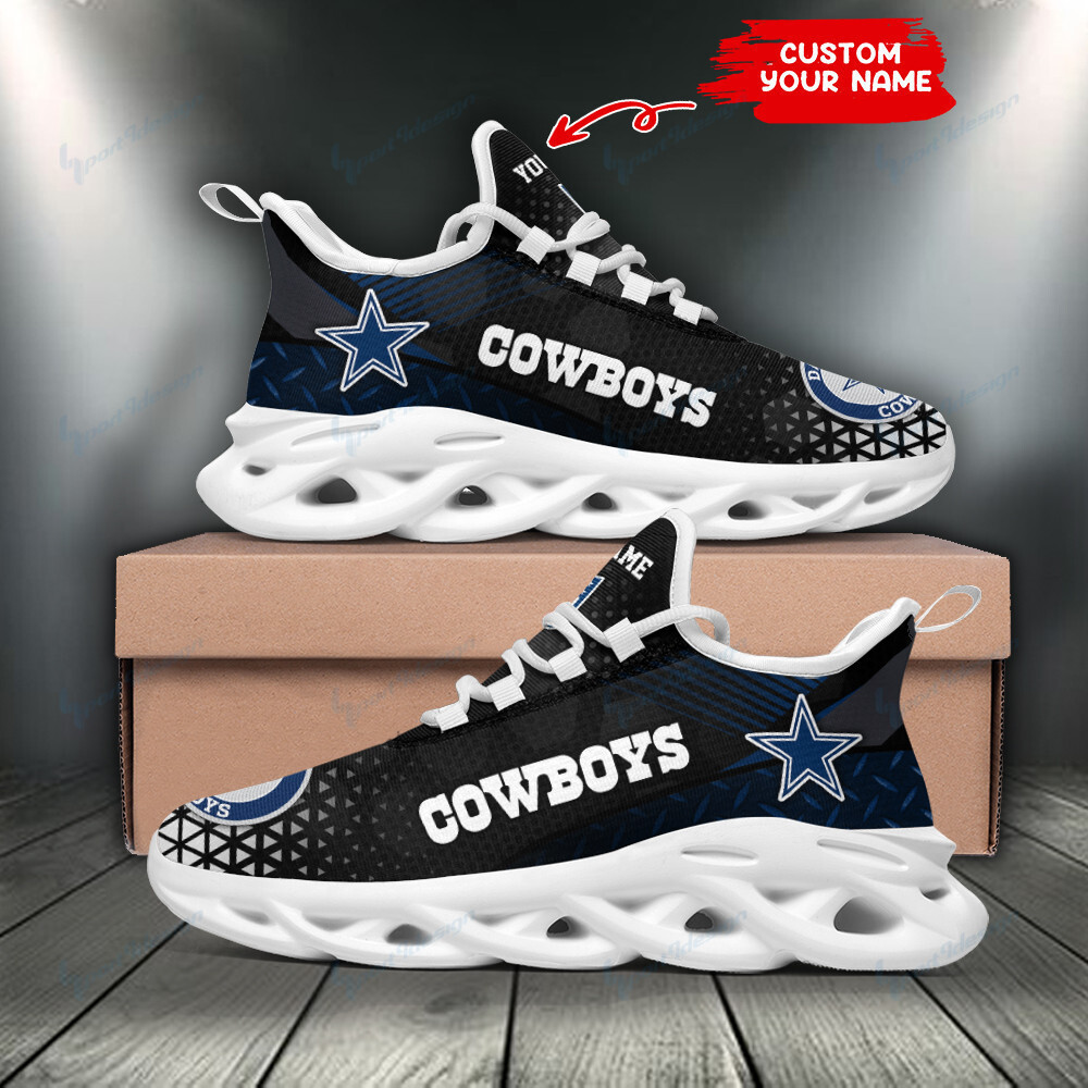 JWFancy Dallas Cowboys NFL Max Soul Shoes Sneakers For Men And Women