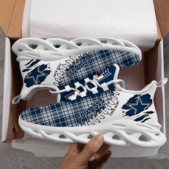 JWFancy Dallas Cowboys NFL Max Soul Shoes Sneakers For Men And Women