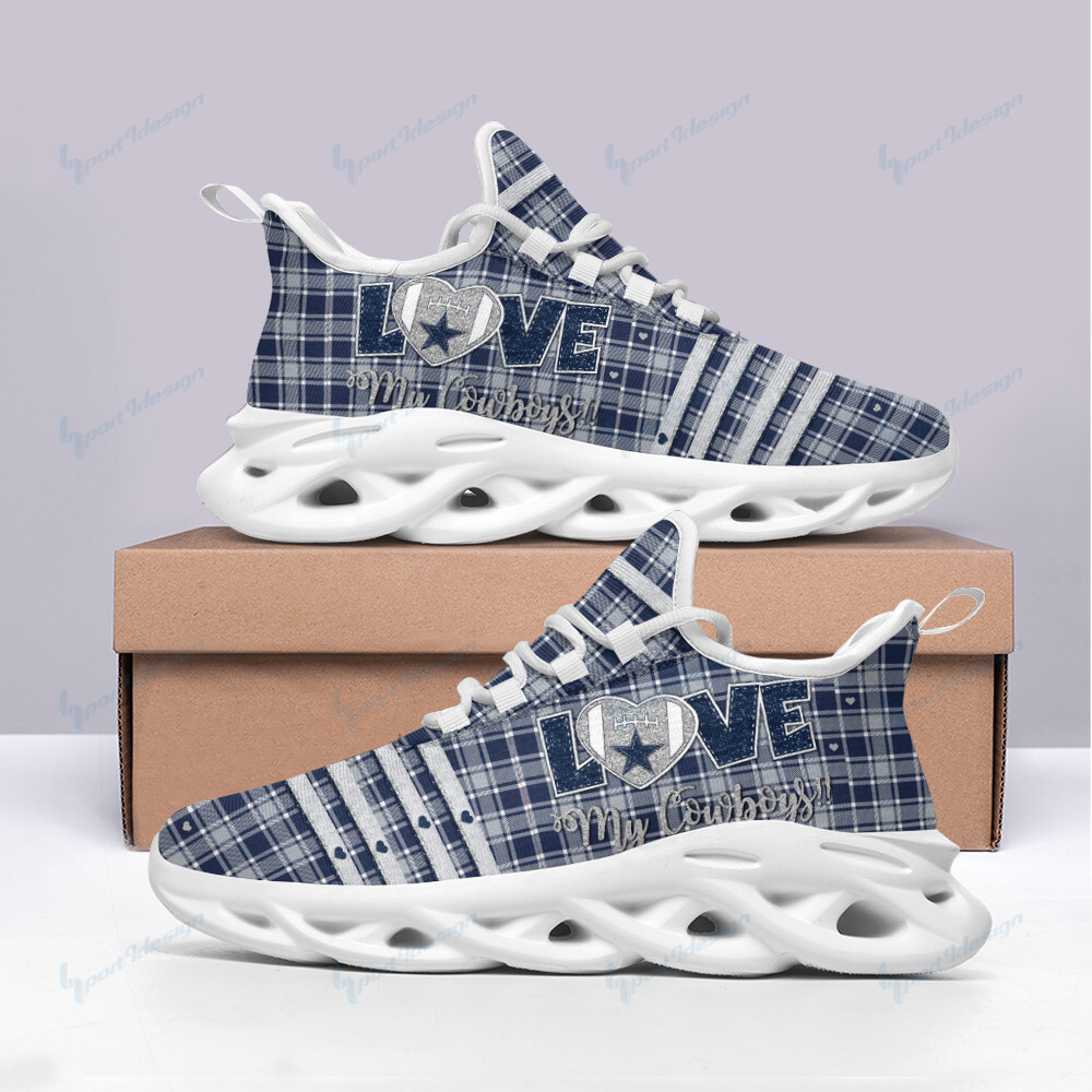 JWFancy Dallas Cowboys NFL Max Soul Shoes Sneakers For Men And Women