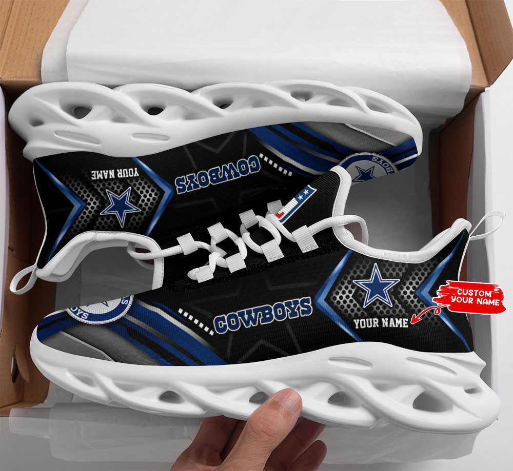 JWFancy Dallas Cowboys NFL Max Soul Shoes Sneakers For Men And Women