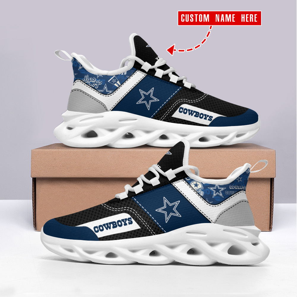 JWFancy Dallas Cowboys NFL Max Soul Shoes Sneakers For Men And Women