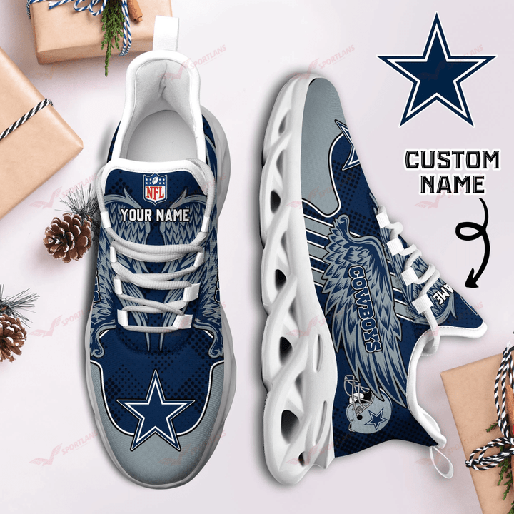 JWFancy Dallas Cowboys NFL Max Soul Shoes Sneakers For Men And Women