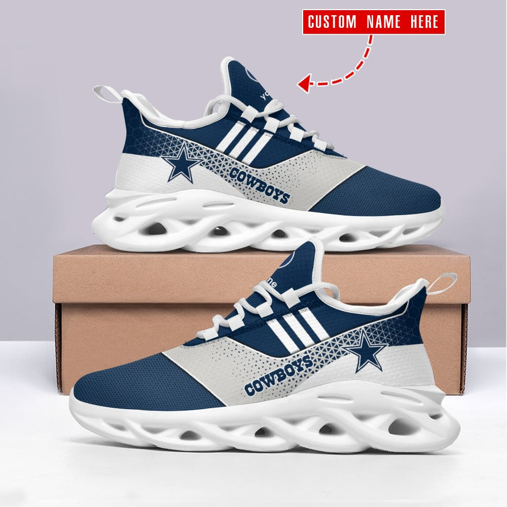 JWFancy Dallas Cowboys NFL Max Soul Shoes Sneakers For Men And Women