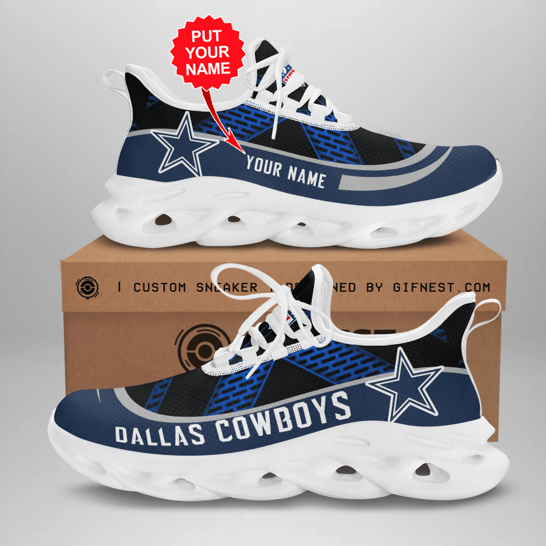 JWFancy Dallas Cowboys NFL Max Soul Shoes Sneakers For Men And Women