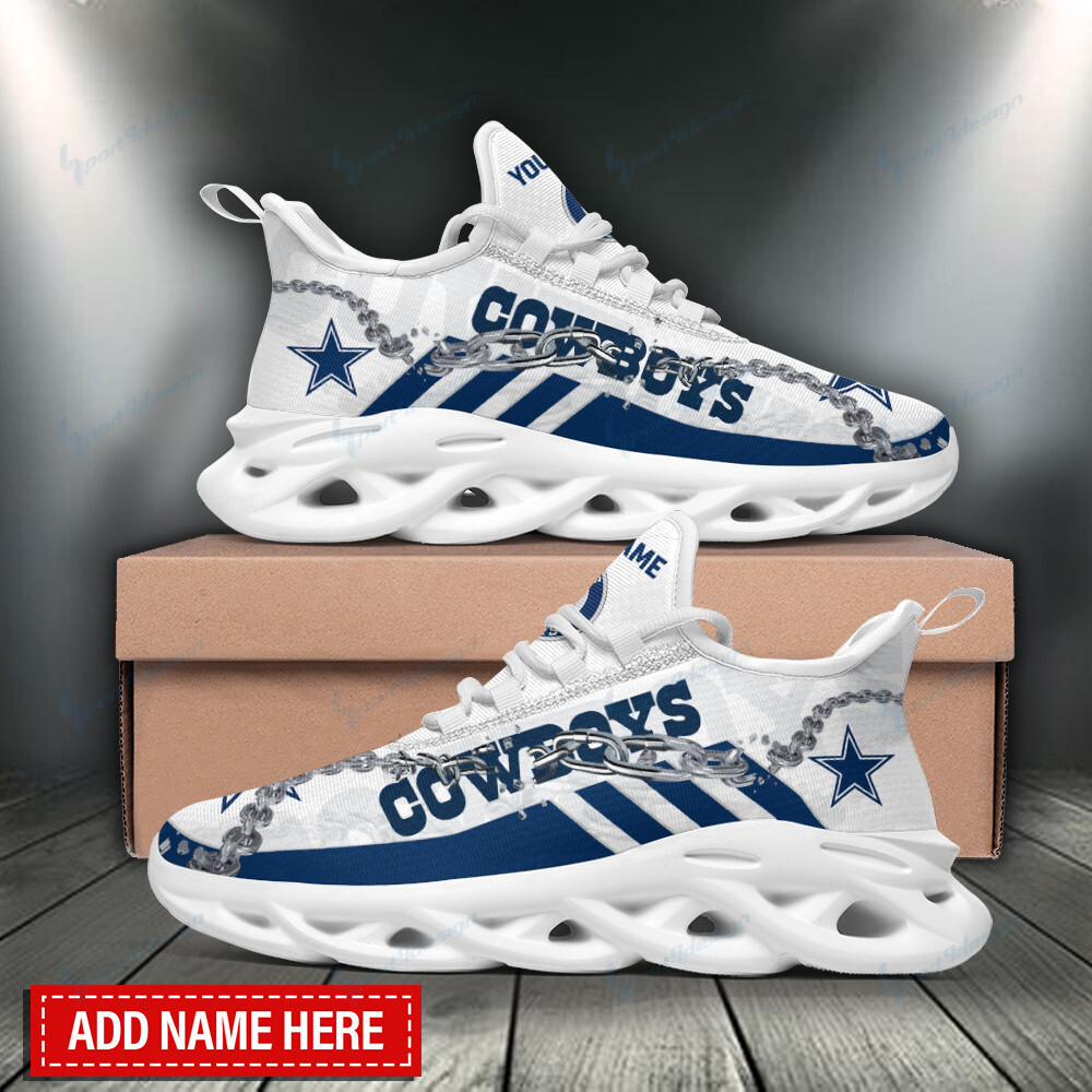 JWFancy Dallas Cowboys NFL Max Soul Shoes Sneakers For Men And Women