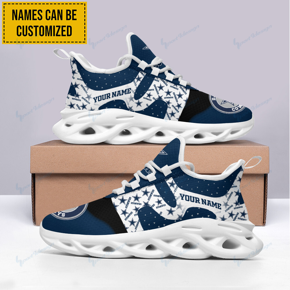 JWFancy Dallas Cowboys NFL Max Soul Shoes Sneakers For Men And Women