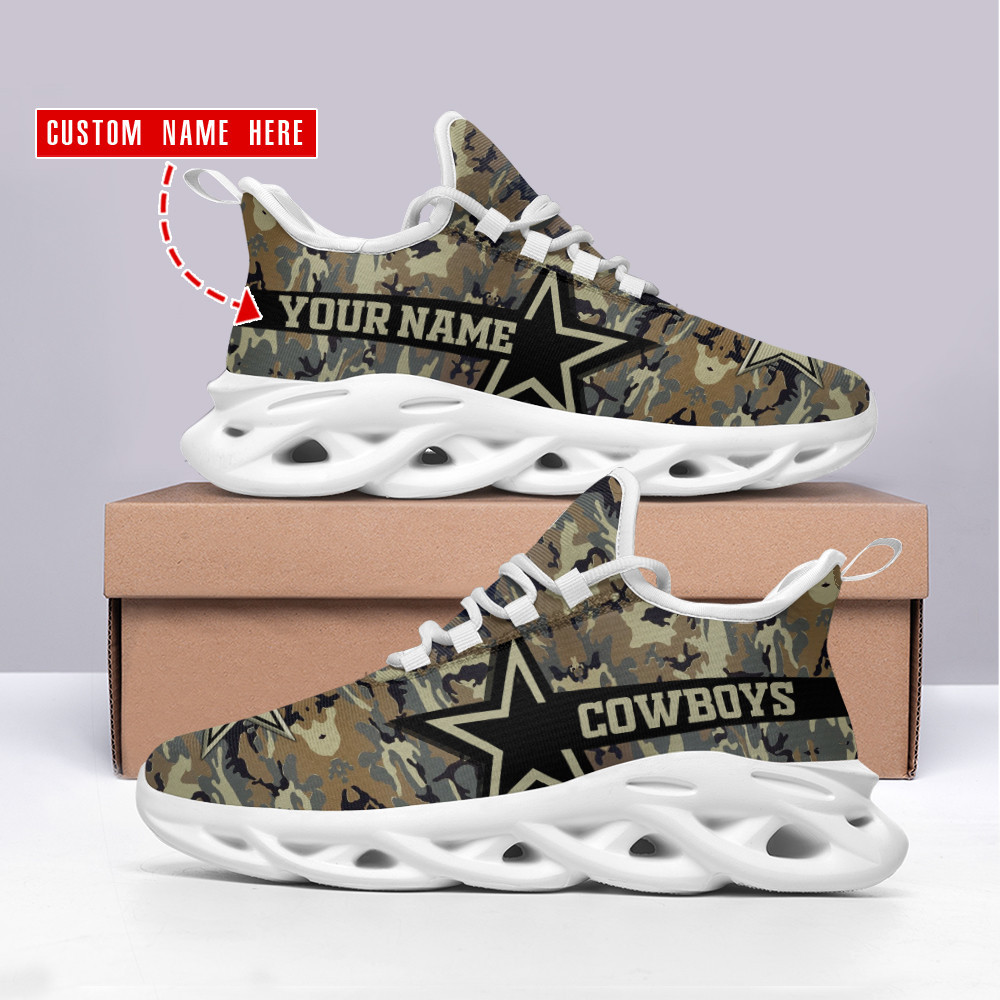 JWFancy Dallas Cowboys NFL Max Soul Shoes Sneakers For Men And Women