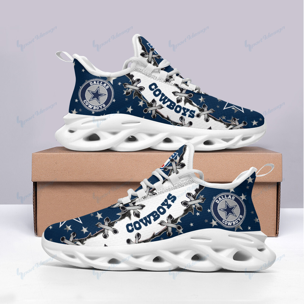JWFancy Dallas Cowboys NFL Max Soul Shoes Sneakers For Men And Women