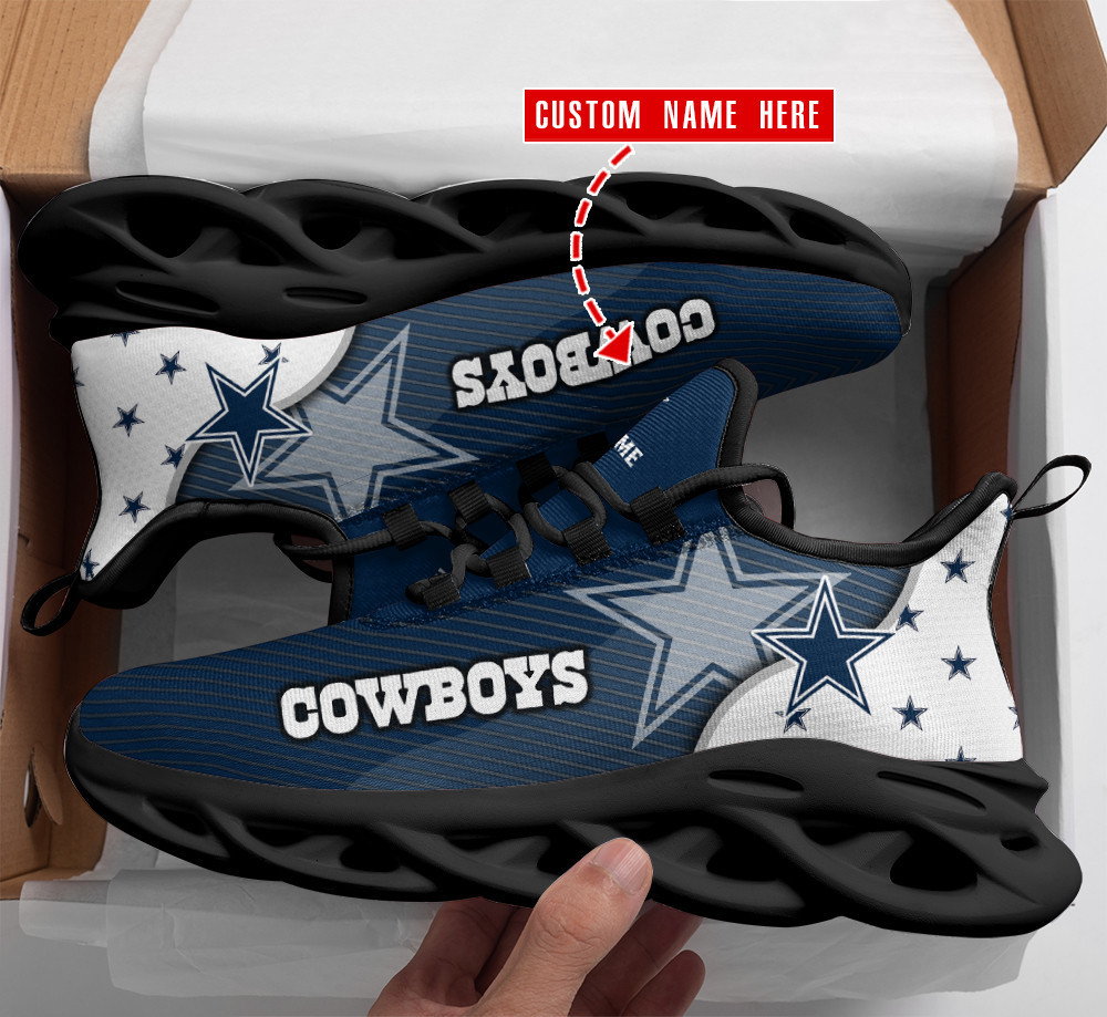 JWFancy Dallas Cowboys NFL Max Soul Shoes Sneakers For Men And Women