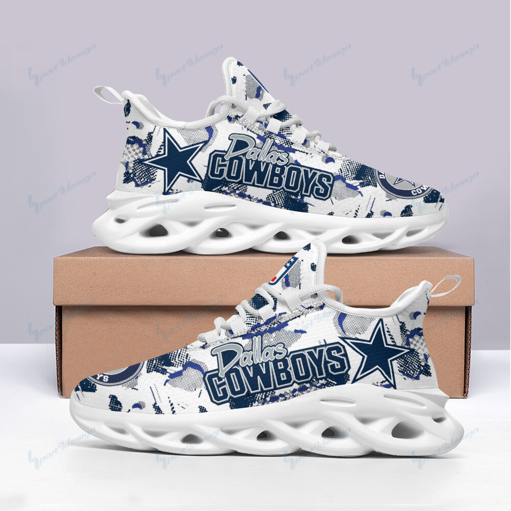 JWFancy Dallas Cowboys NFL Max Soul Shoes Sneakers For Men And Women
