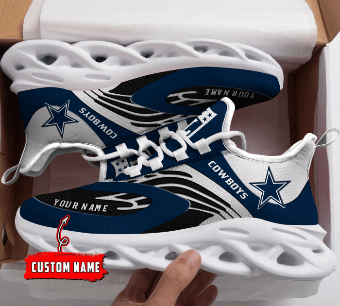 JWFancy Dallas Cowboys NFL Max Soul Shoes Sneakers For Men And Women