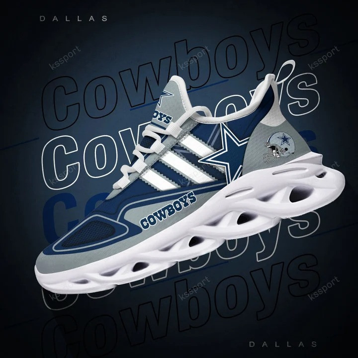 JWFancy Dallas Cowboys NFL Max Soul Shoes Sneakers For Men And Women