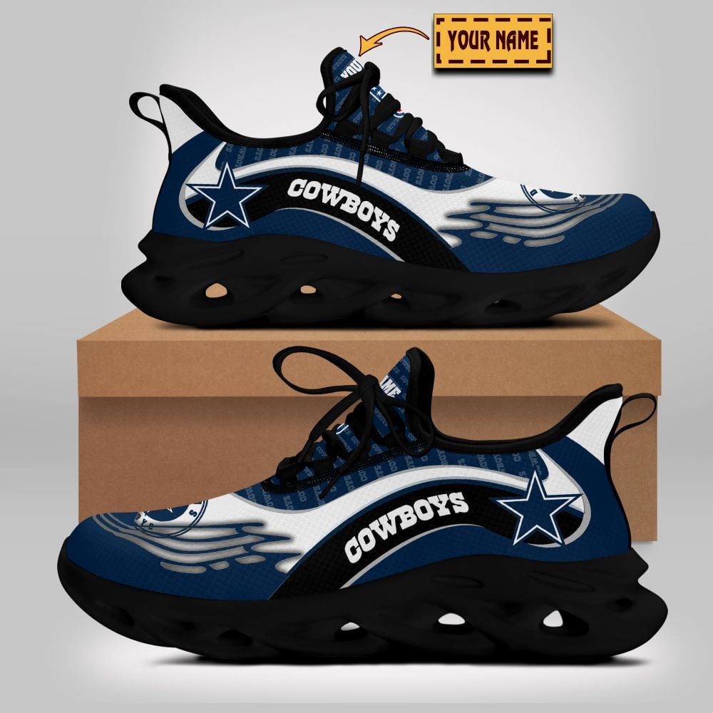 JWFancy Dallas Cowboys NFL Max Soul Shoes Sneakers For Men And Women