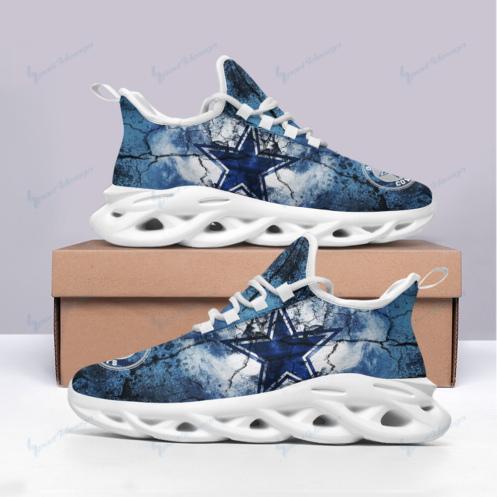 JWFancy Dallas Cowboys NFL Max Soul Shoes Sneakers For Men And Women
