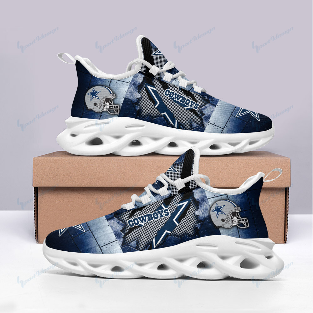 JWFancy Dallas Cowboys NFL Max Soul Shoes Sneakers For Men And Women