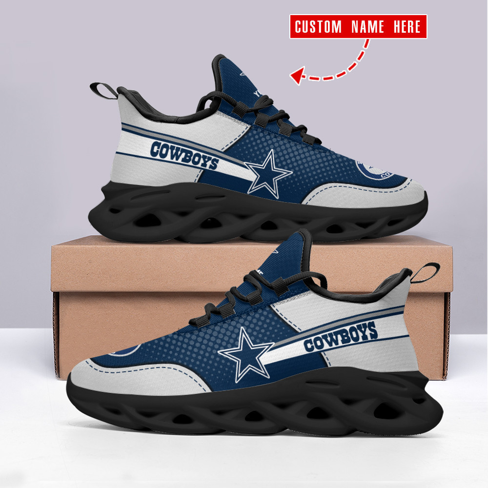 JWFancy Dallas Cowboys NFL Max Soul Shoes Sneakers For Men And Women