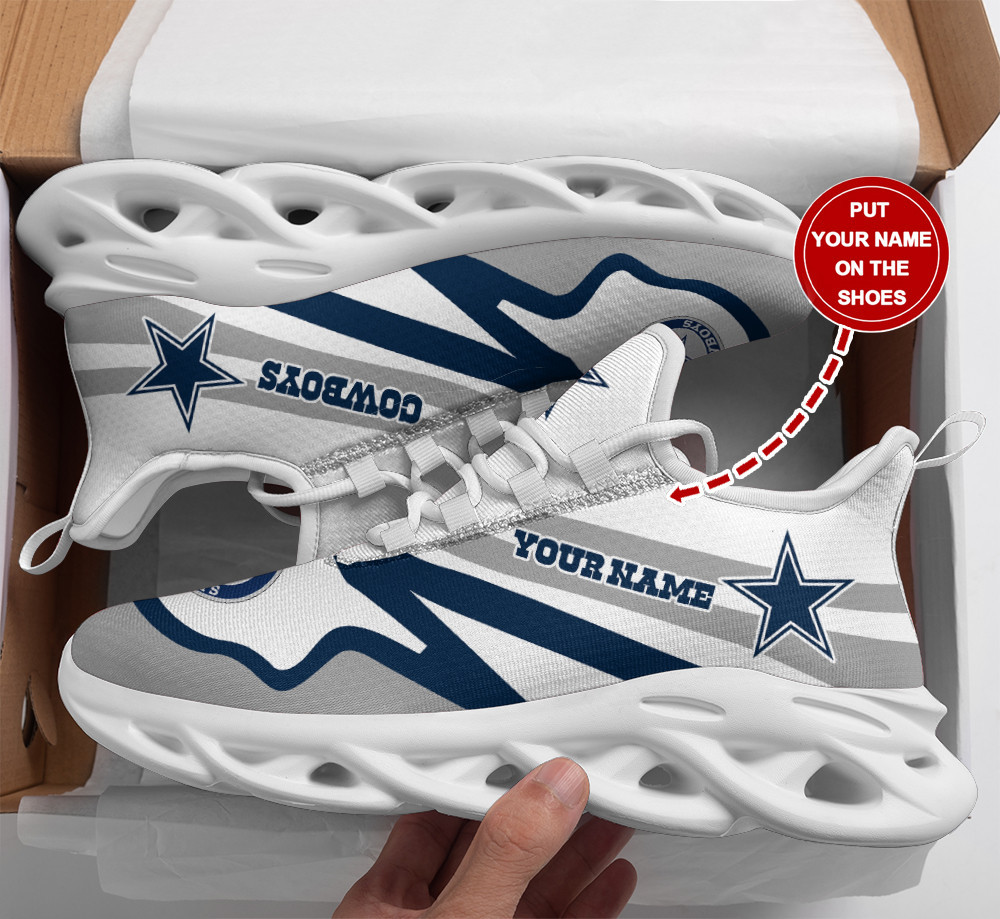 JWFancy Dallas Cowboys NFL Max Soul Shoes Sneakers For Men And Women