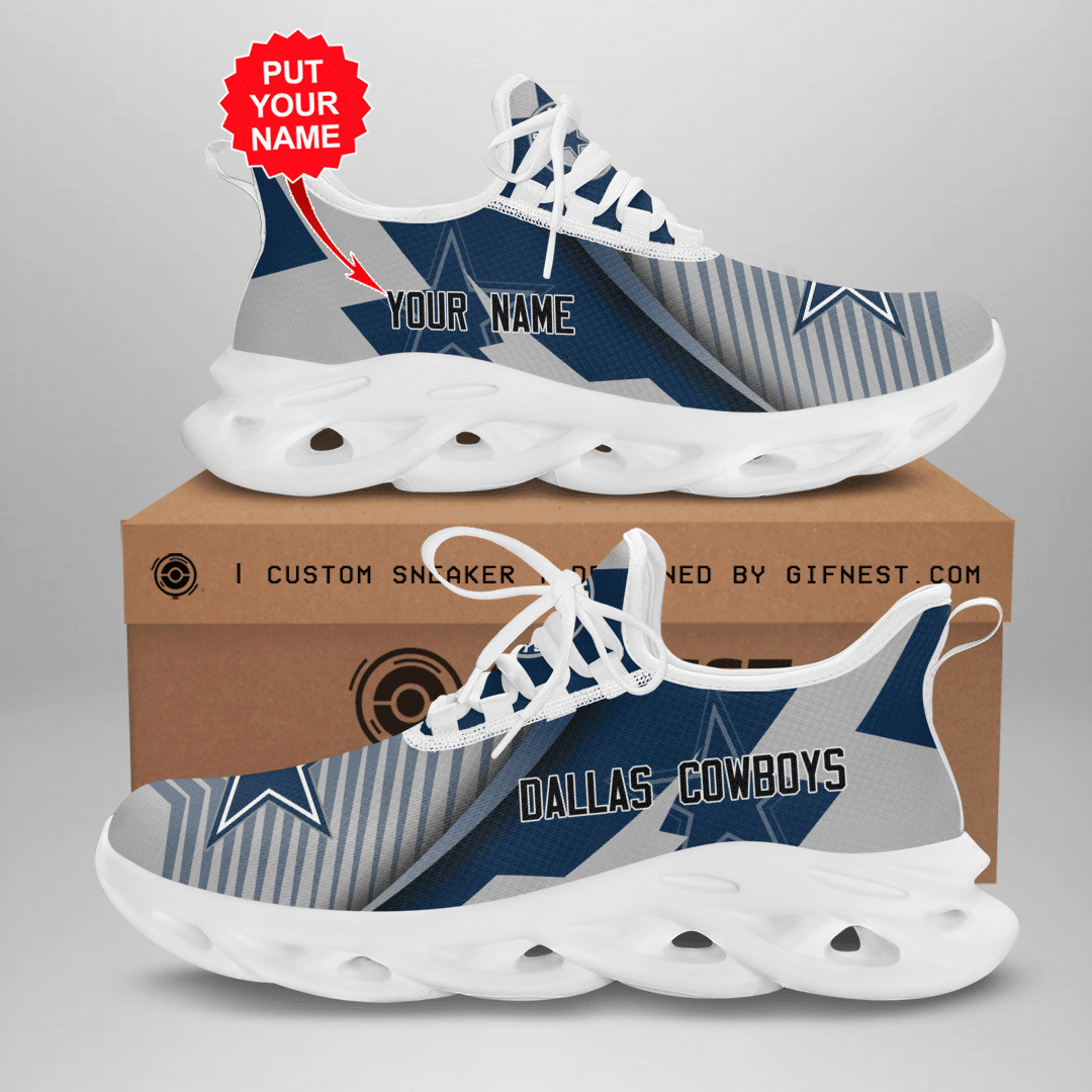 JWFancy Dallas Cowboys NFL Max Soul Shoes Sneakers For Men And Women